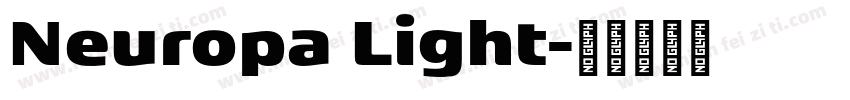 Neuropa Light字体转换